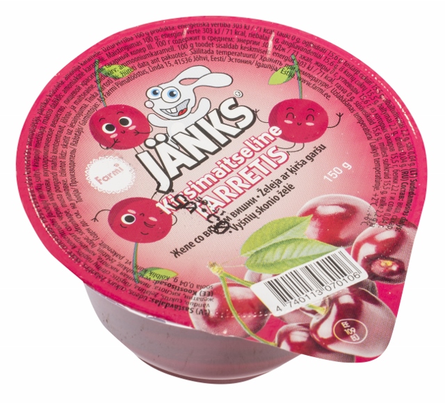 Jänks cherry flavoured jelly  